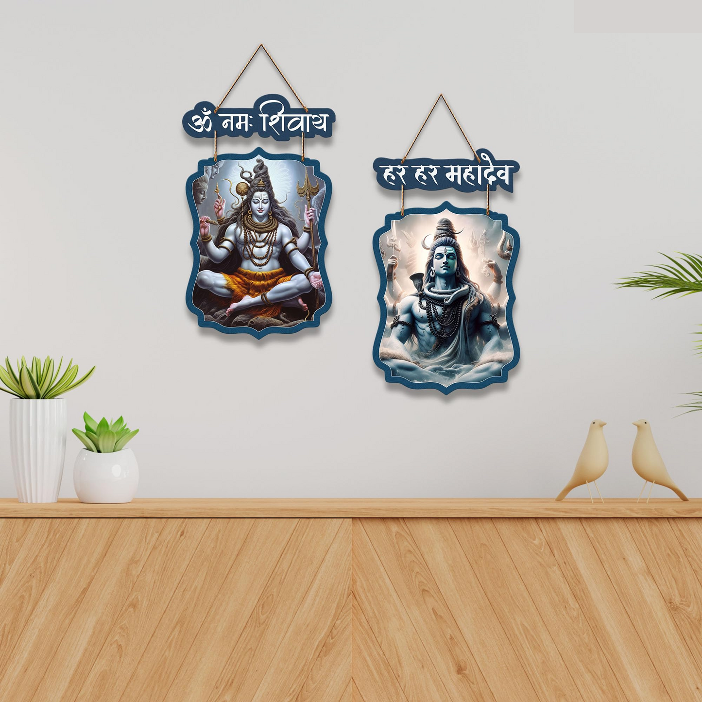 Hare Krishna Wooden Wall Hanging Decoration Items for Home | Gifts | Bedroom | Wooden Wall Hanger | Mdf Wall Artwork Decoration for Living Room | Modern Decor Items