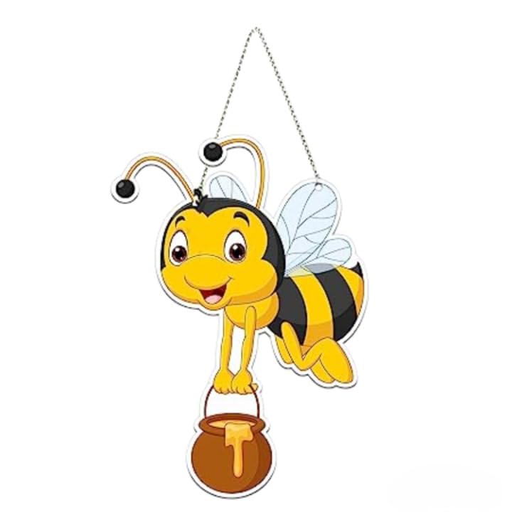 Honey Bee Wall Hanging: Charming Engineered Wood Decor For Your Home
