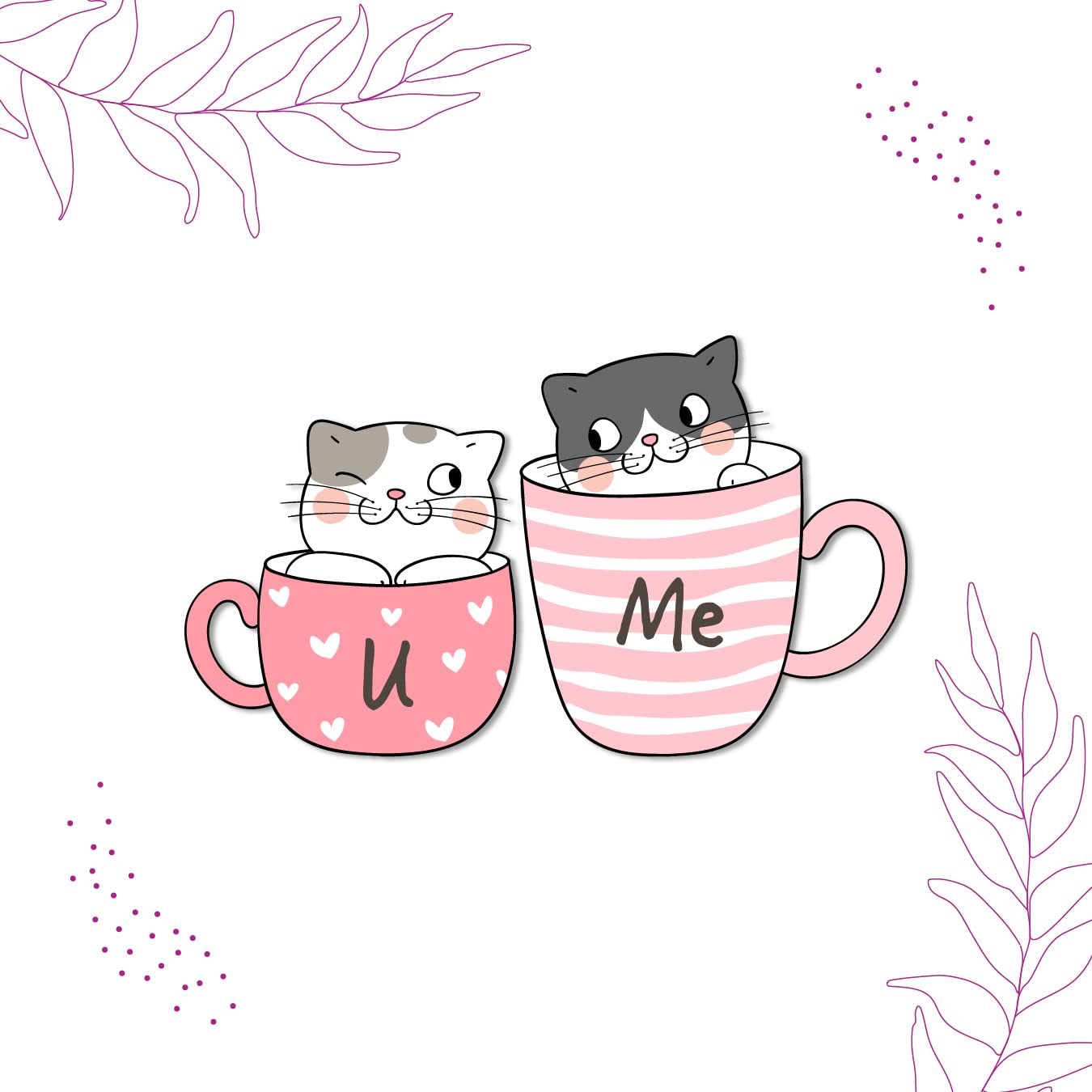 You&Me Wooden Fridge Magnet(Pack of 1) Valentine,Anniversary,Couple&Love Gift Valentine Couple Wedding Anniversary Gift&Decoration for Husband-Wife,Boyfriend-Girlfriend,Him-Her,Men-Women