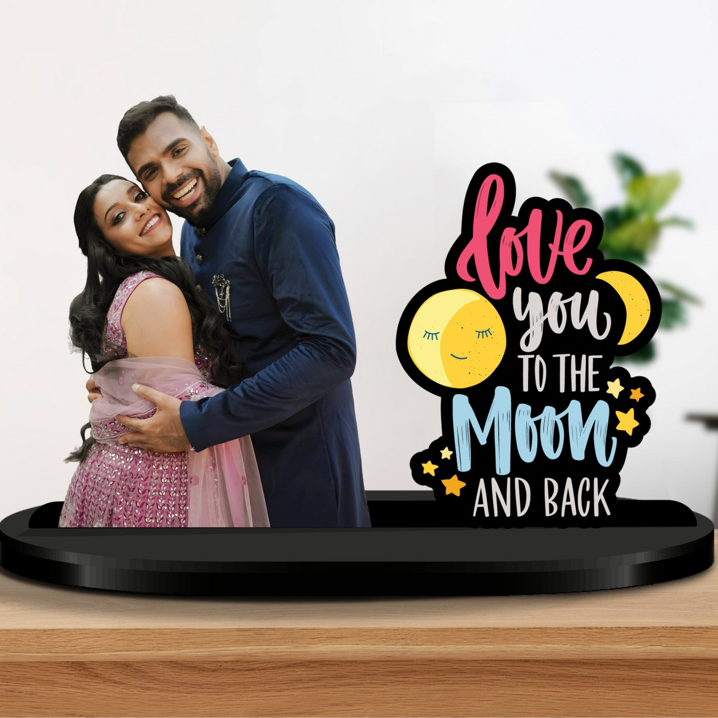Love You To Moon and Back Avatar Personalized table decor item
