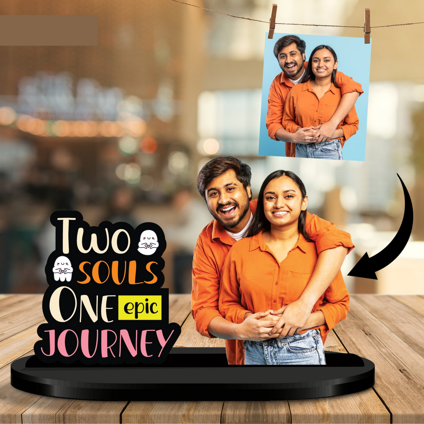 Two Souls One Epic Journey Avatar Personalized table decor item