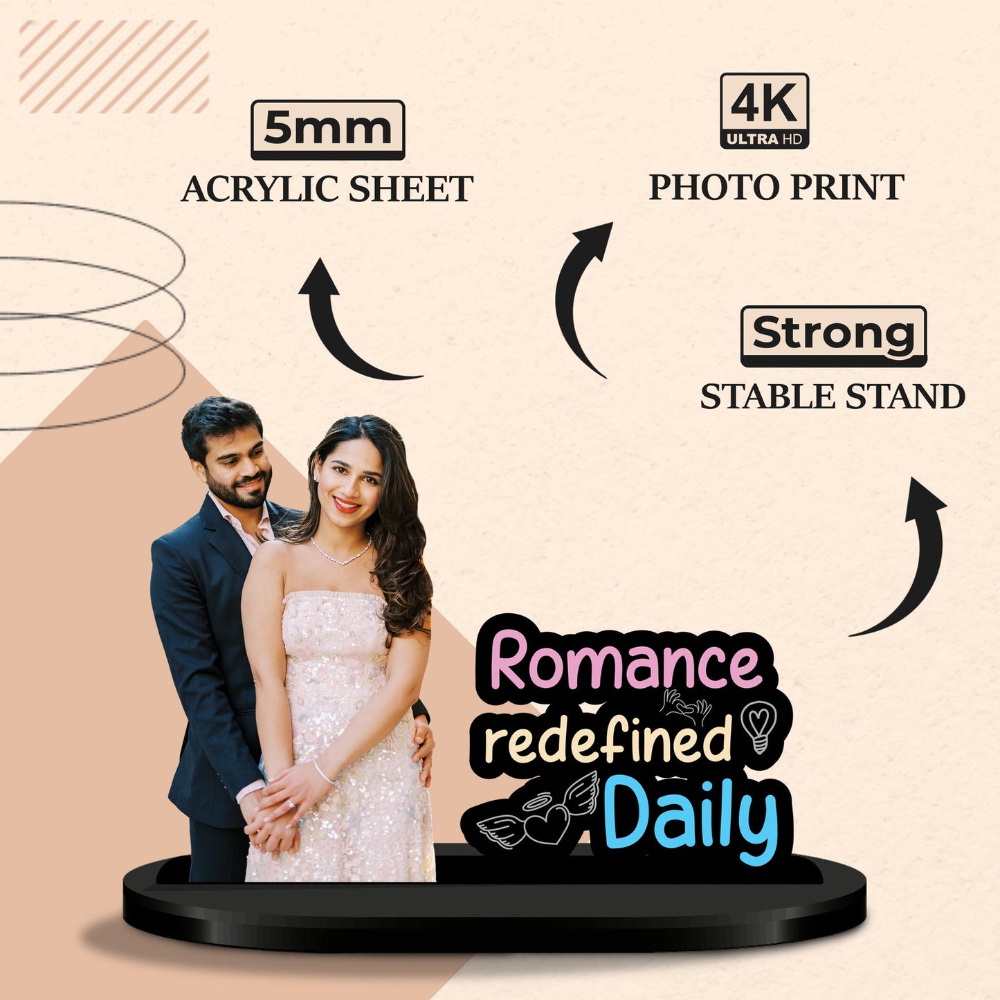 Romance Redefined Daily Avatar Personalized table decor item
