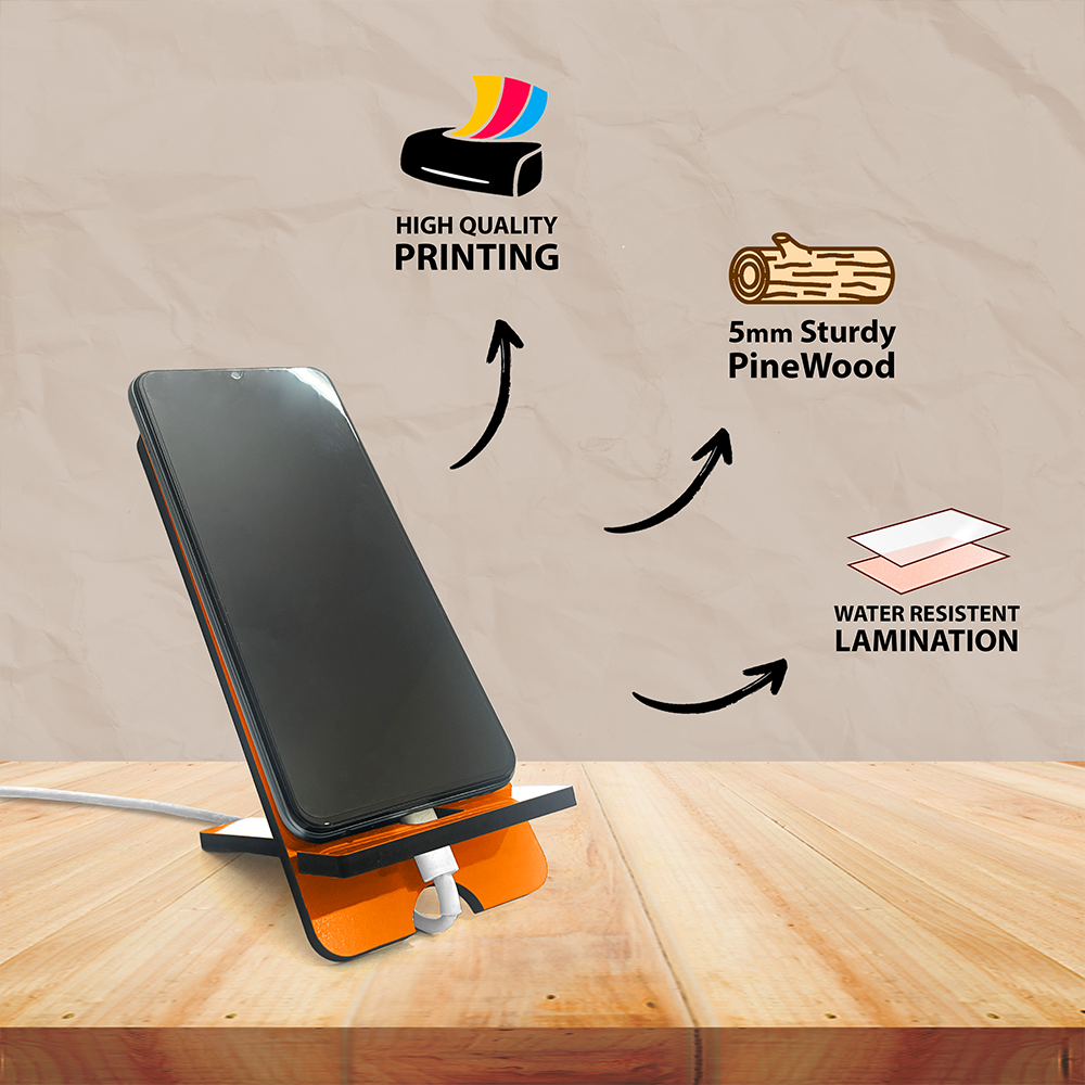 "Funny 'I'm Not Lazy, I'm on Energy Saving Mode' Phone Stand - 3x7 Inch Portable Holder"