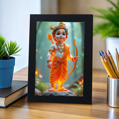 Shree Ram,Ayodhya shree Ram Lala Photo frame new born baby photo of shree ram