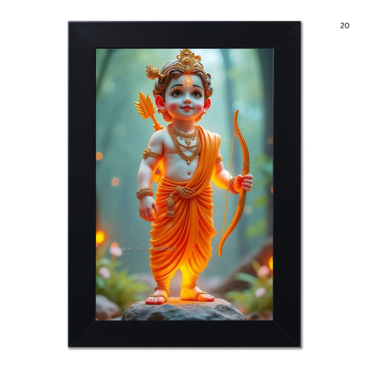 Shree Ram,Ayodhya shree Ram Lala Photo frame new born baby photo of shree ram