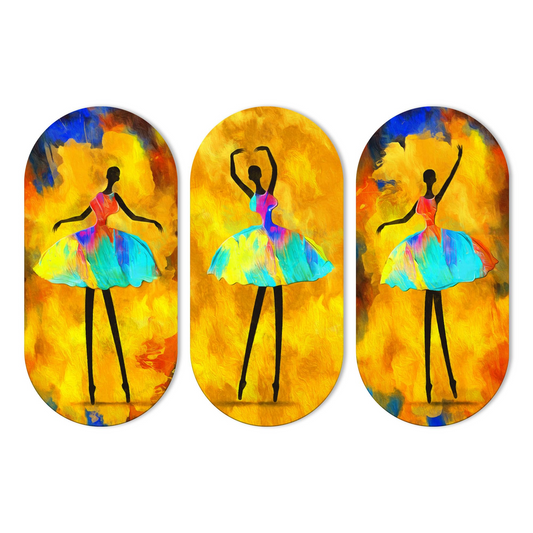 Ballerina Dancing Abstract Art Wooden Wall Hanger for Home | Office | Living Room | Gift | Modern Decoration Items | Kitchen Wall Decor