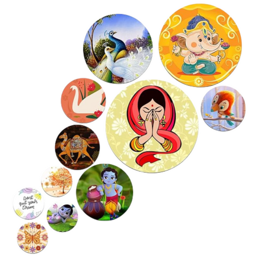 Dream Big 11-piece Round Wall Hanging Set