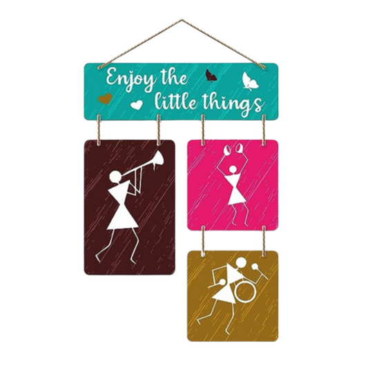 Enjoy The Little Things Wall Hanging Inspirational Engineered Wood Decor