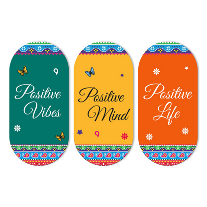Positive Quotes Printed Wooden Wall Hanger for Home | Office | Living Room | Gift | Modern Decoration Items | Kitchen Wall Decor