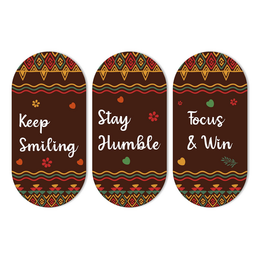 Keep Smiling Positive Quotes Printed Wooden Wall Hanger for Home | Office | Living Room | Gift | Modern Decoration Items | Kitchen Wall Decor