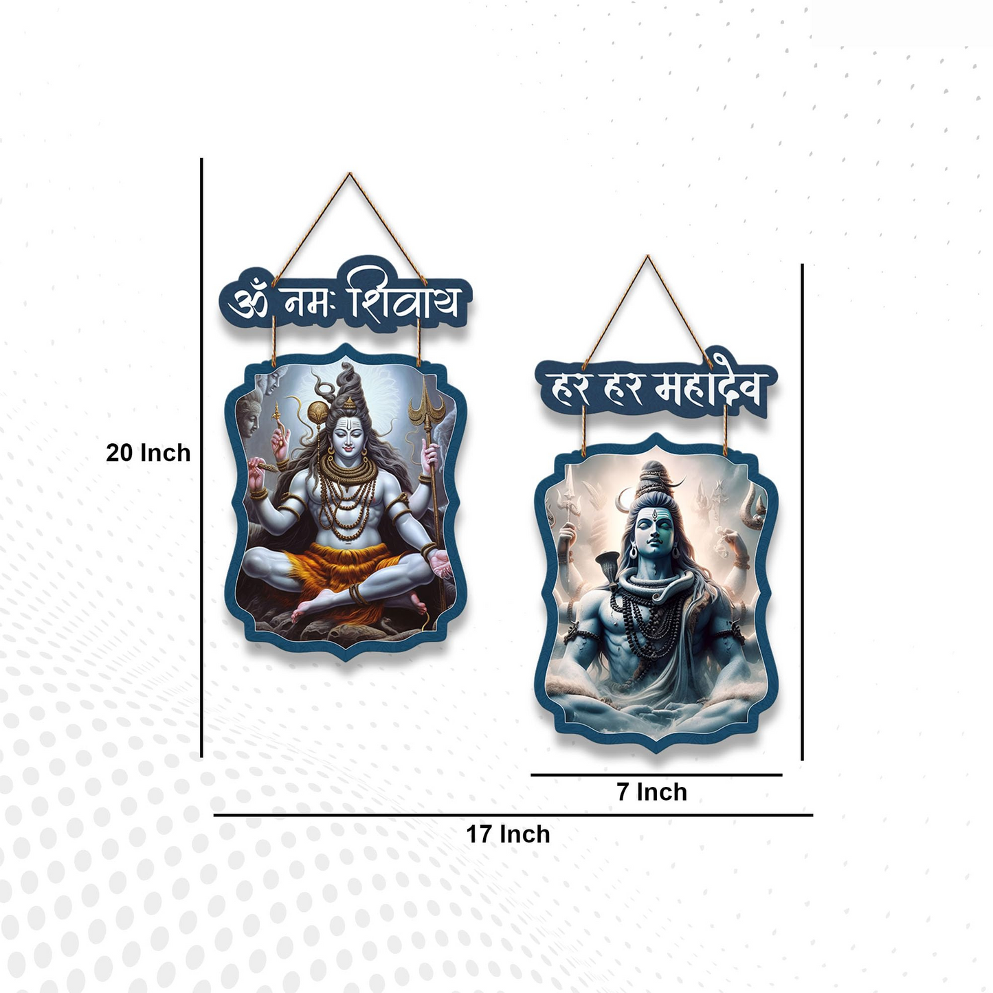Hare Krishna Wooden Wall Hanging Decoration Items for Home | Gifts | Bedroom | Wooden Wall Hanger | Mdf Wall Artwork Decoration for Living Room | Modern Decor Items