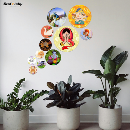 Dream Big 11-piece Round Wall Hanging Set
