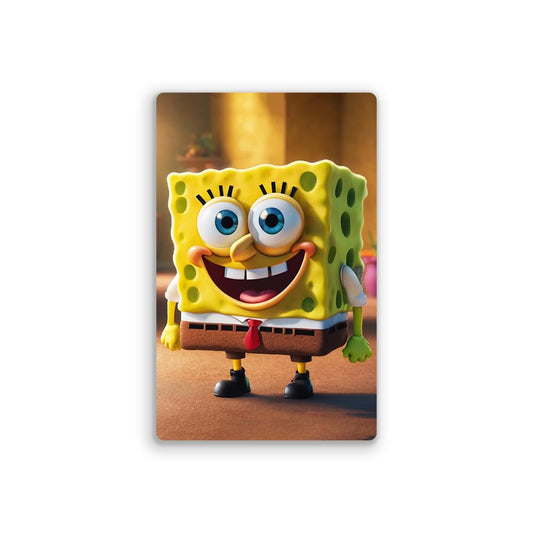 Spongebob Fridge Magnet Birthday Gifts for Kids Home Decoration Kitchen Decor Gift Kids Magnet Cartoon Refrigerator Magnet Cartoon Character Fridge Magnet Acrylic Size 8.2 x 5.2 CM