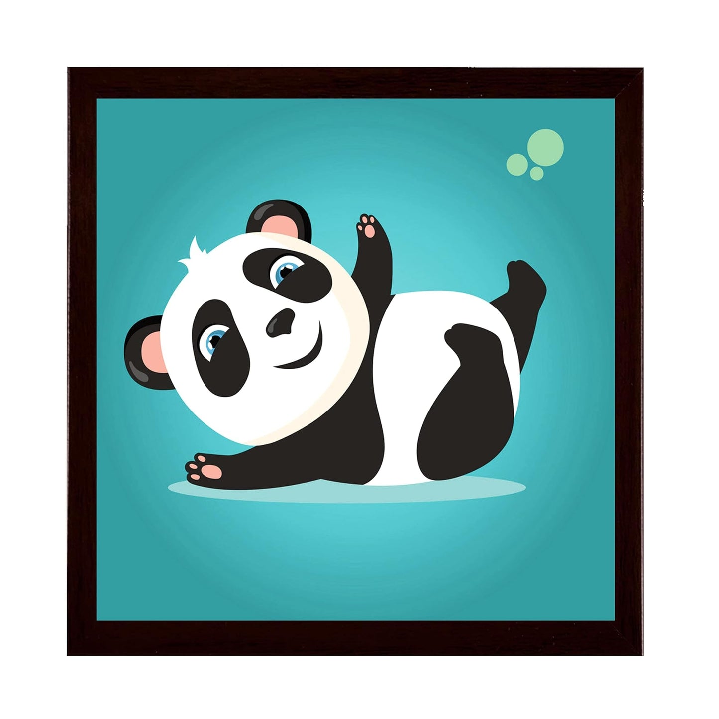 Panda Design Tea Coffee Coaster Set Engineered Wood Drinkware Accessories