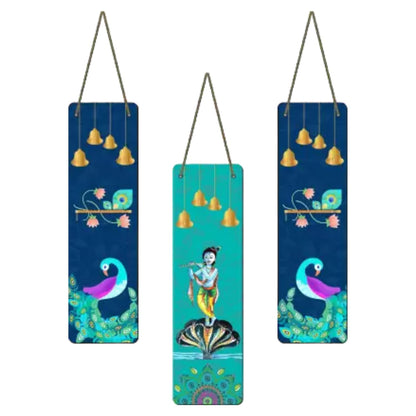 Krishna Design Wall Hanging Divine Engineered Wood Decor