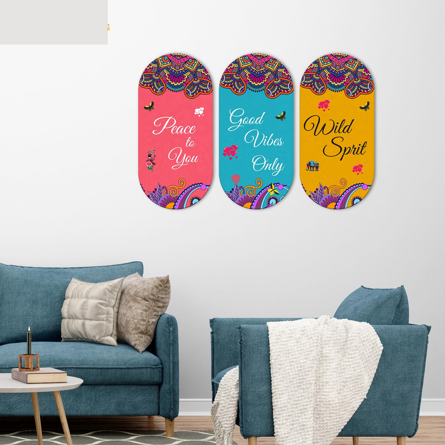 Positive Quote Wooden Wall Hanging Decoration Items for Home | Gifts | Bedroom | Wooden Wall Hanger | Mdf Wall Decoration for Living Room | Artworks | Modern Decor Items