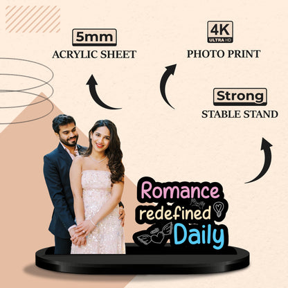 Romance Redefined Daily Avatar Personalized table decor item