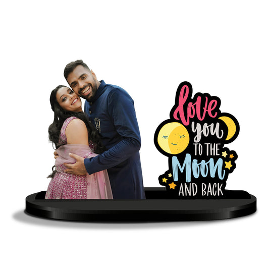 Love You To Moon and Back Avatar Personalized table decor item